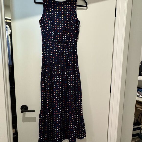 Dresses & Skirts - Polka Dot Sleeveless Maxi Dress